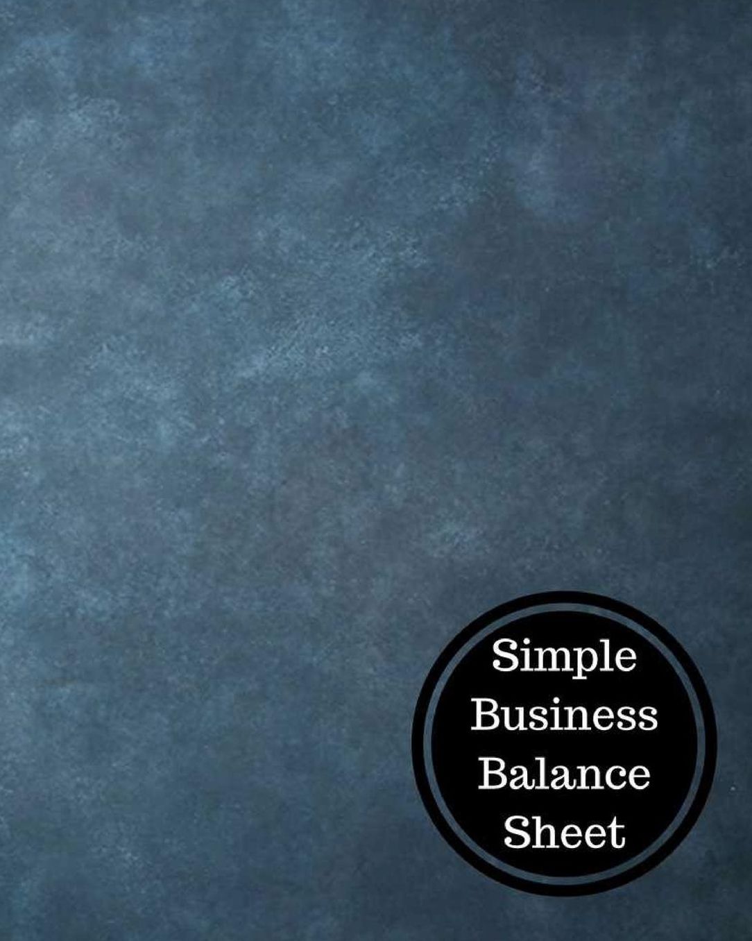 Simple Business Balance Sheet