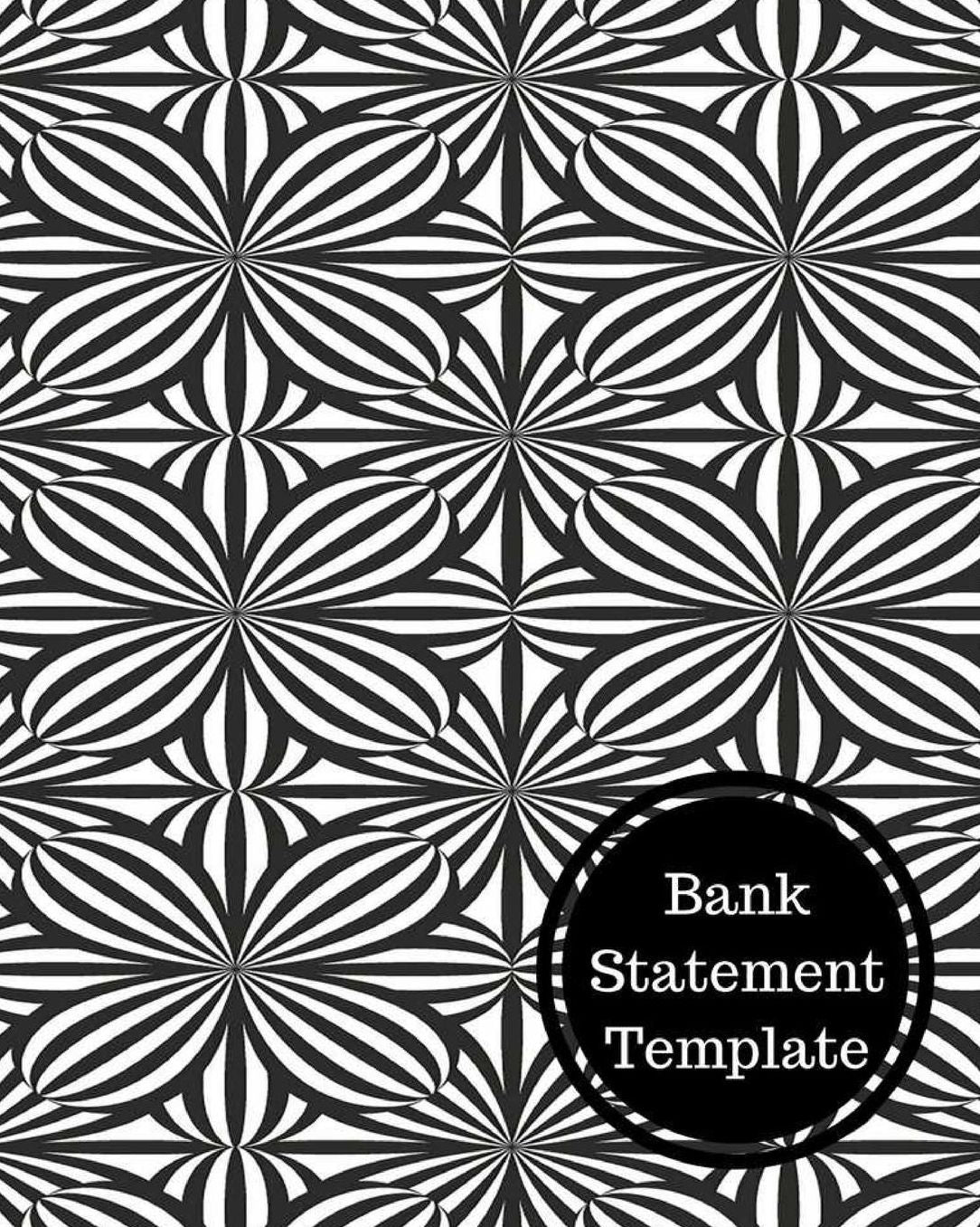 Bank Statement Template