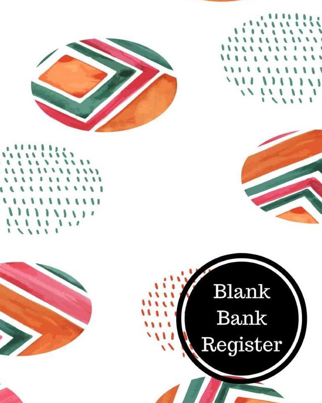 Blank Bank Register
