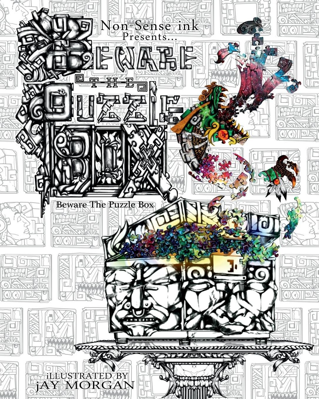 Beware The Puzzle Box- Adult Coloring Book