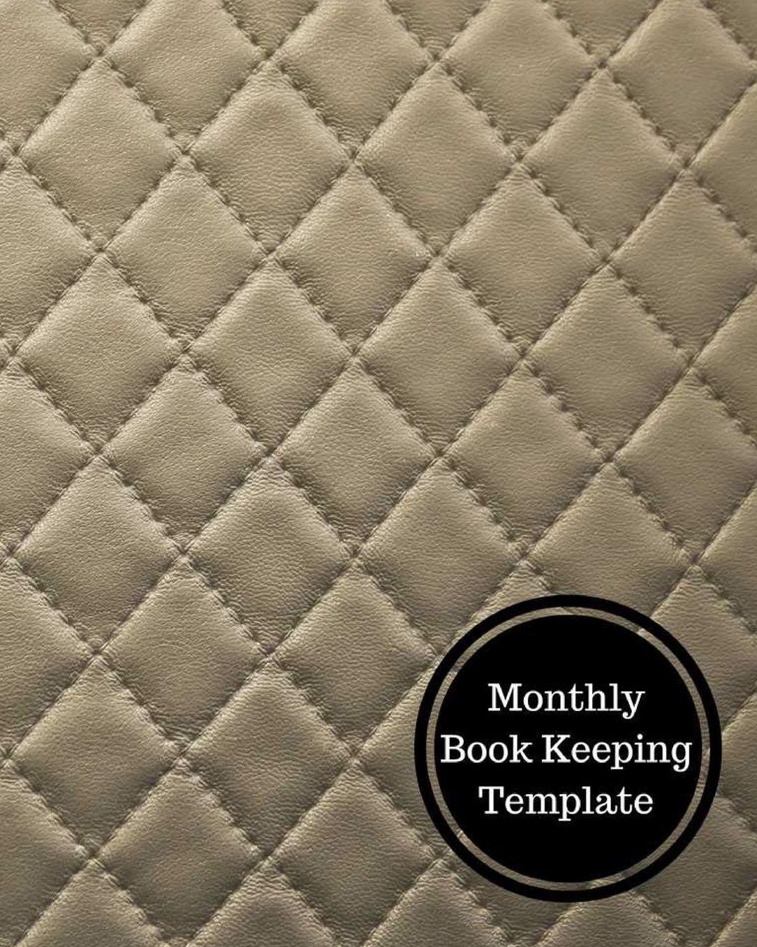 Monthly Book Keeping Template