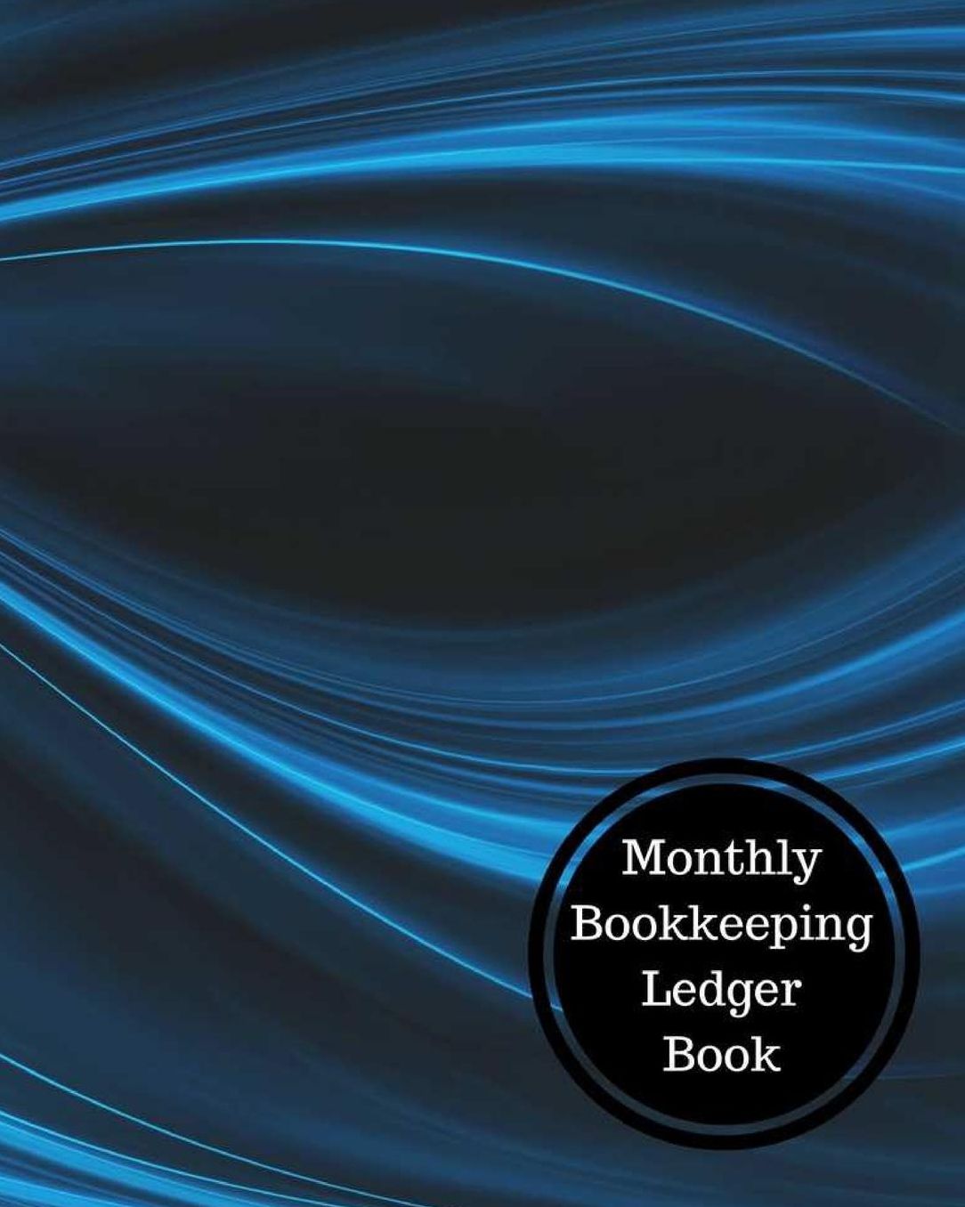 Monthly Bookkeeping Ledger Book
