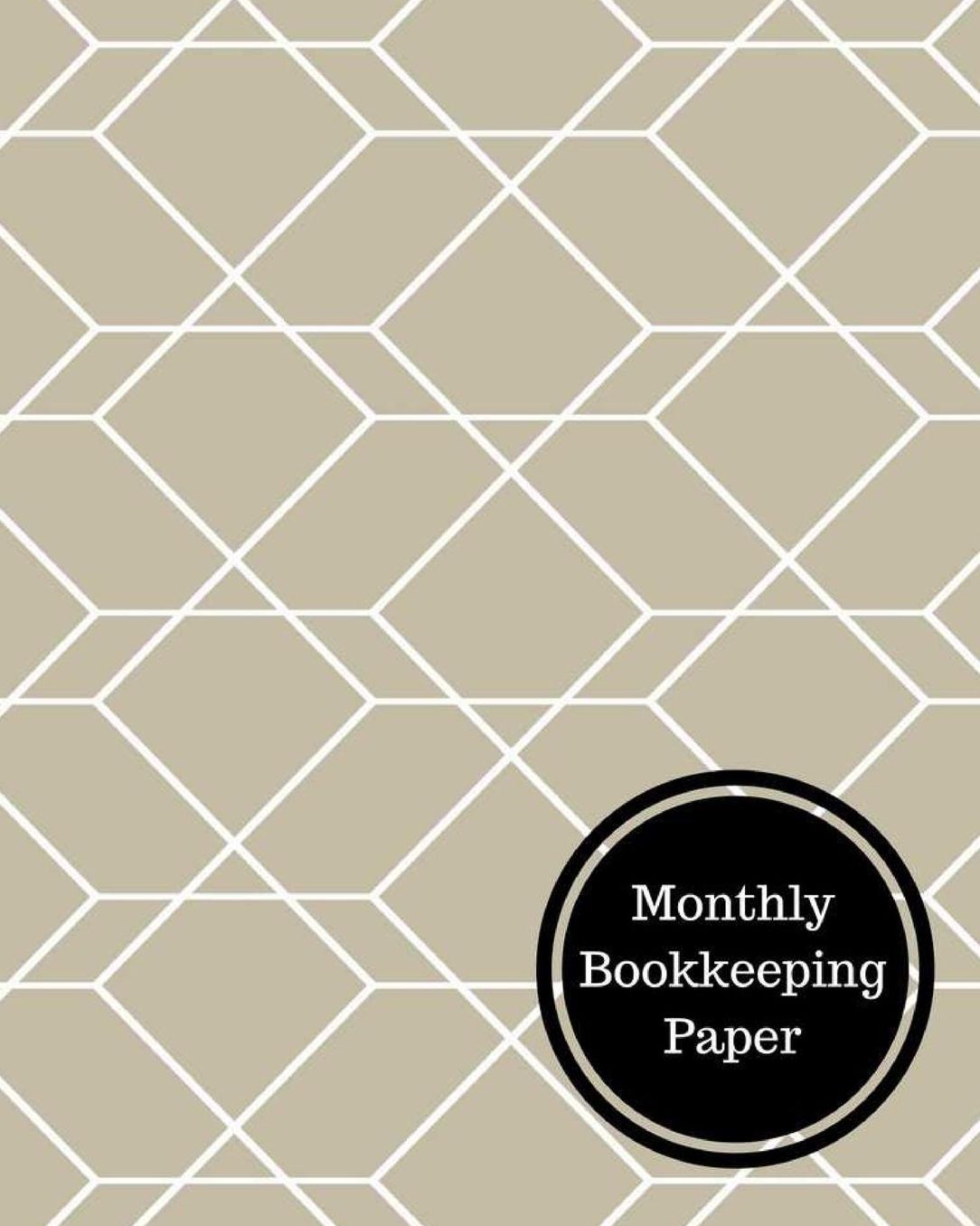 Monthly Bookkeeping Paper