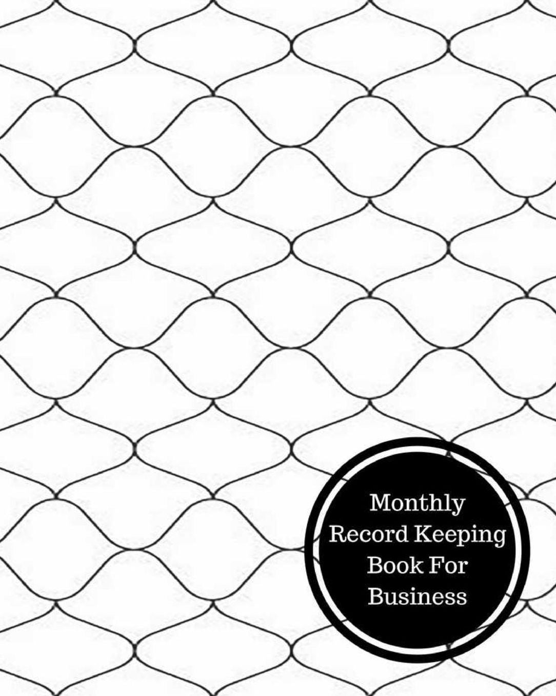 Monthly Record Keeping Book For Business