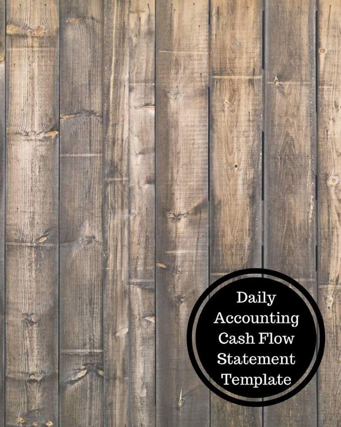 Daily Accounting Cash Flow Statement Template