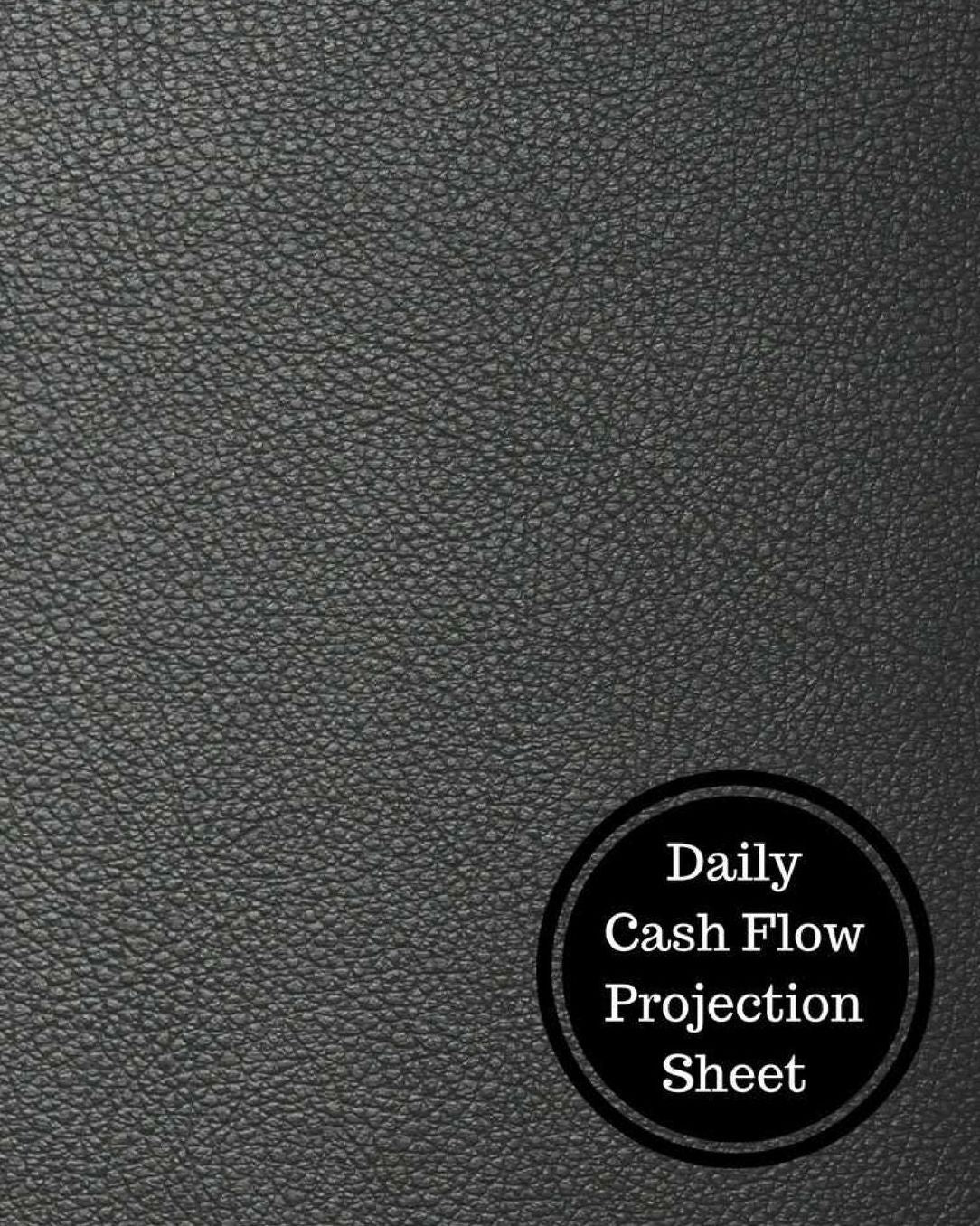 Daily Cash Flow Projection Sheet