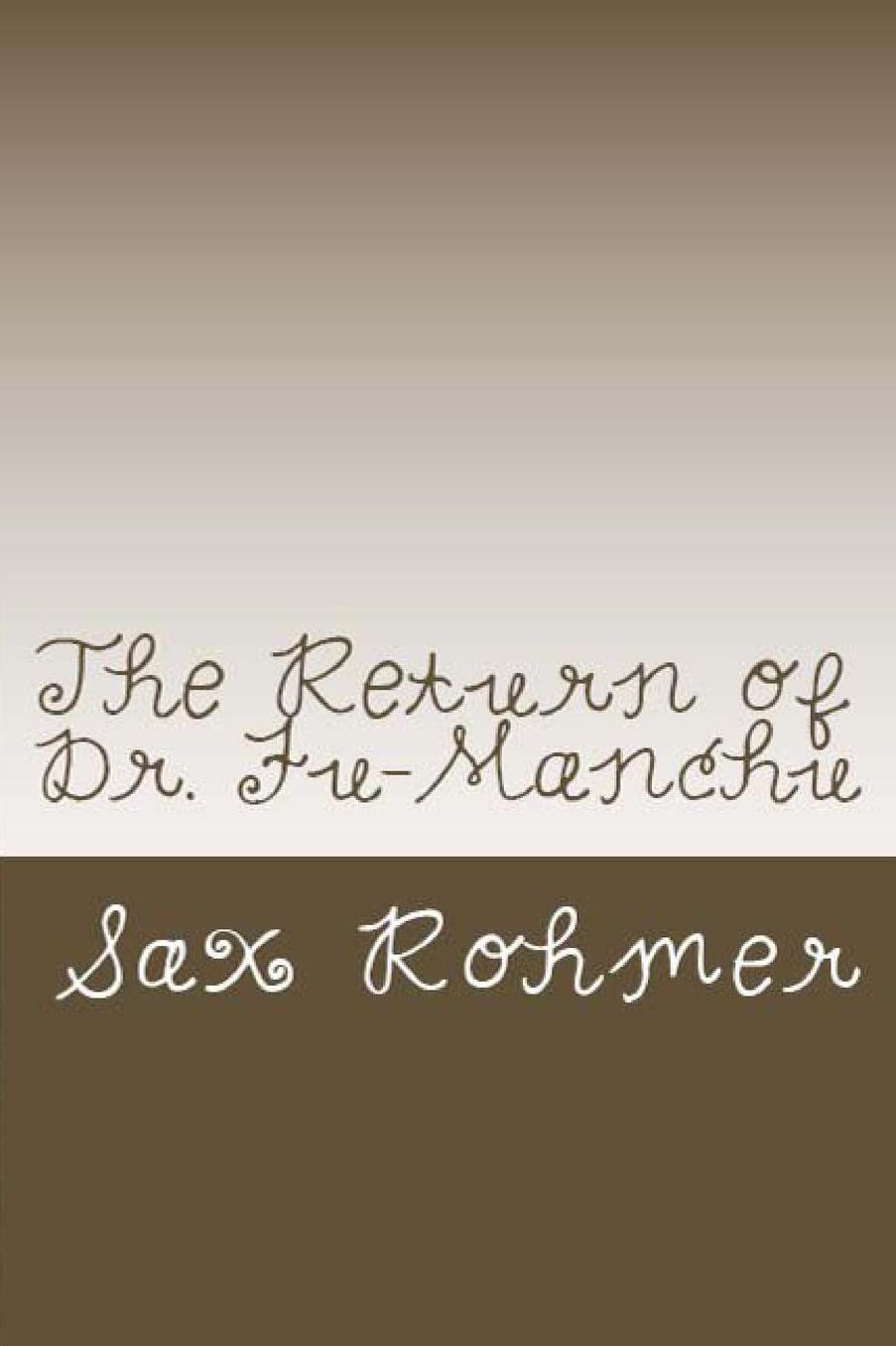 The Return of Dr. Fu-Manchu