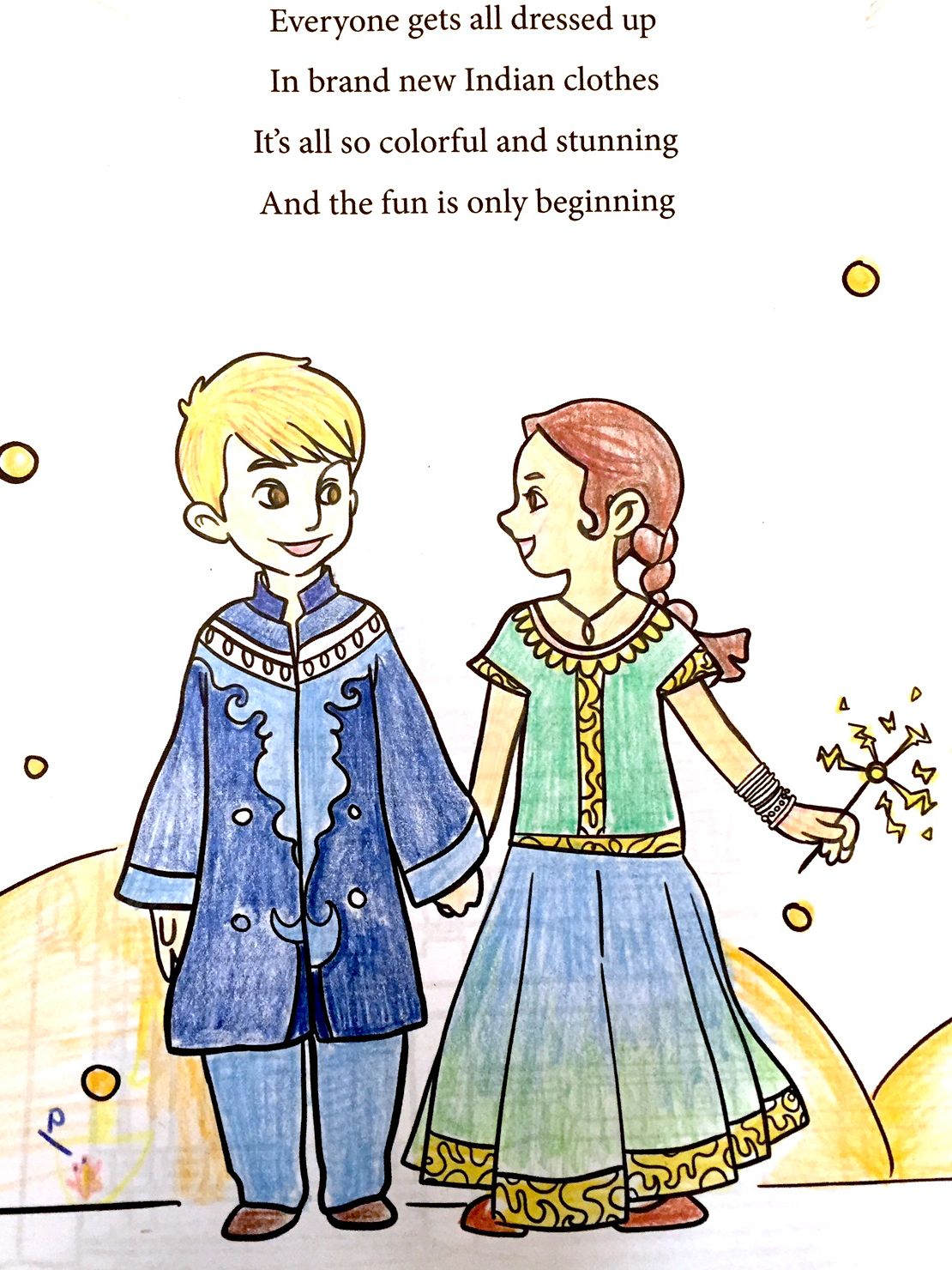 My Diwali Coloring Book: Hours of festive coloring fun, plus a simple read-along narrative.