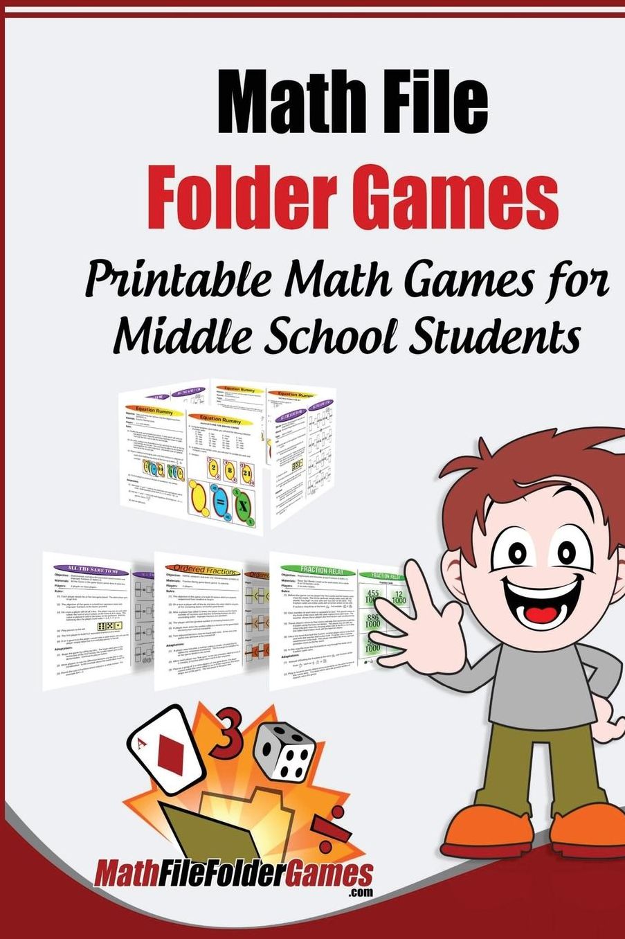 Math File Folder Games: 42 Printable Math Games for Middle School Students