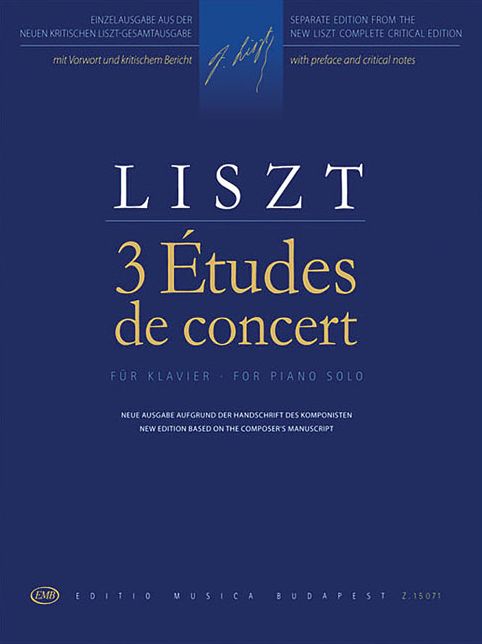 3 Etudes de Concert: For Piano Solo