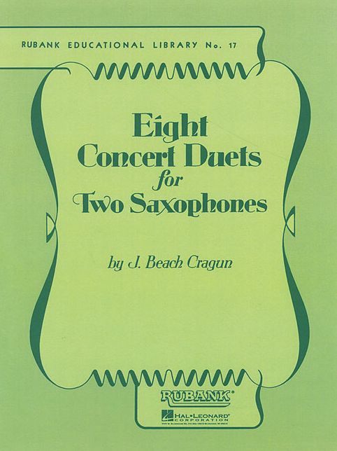 Eight Concert Duets for Two Saxophones
