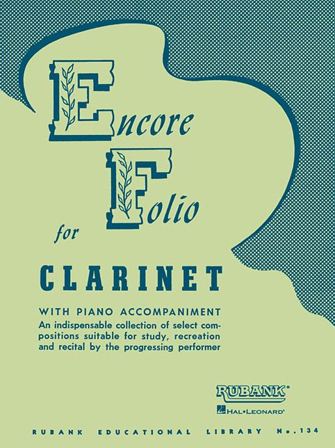 Encore Folio: Bb Clarinet with Piano Accompaniment