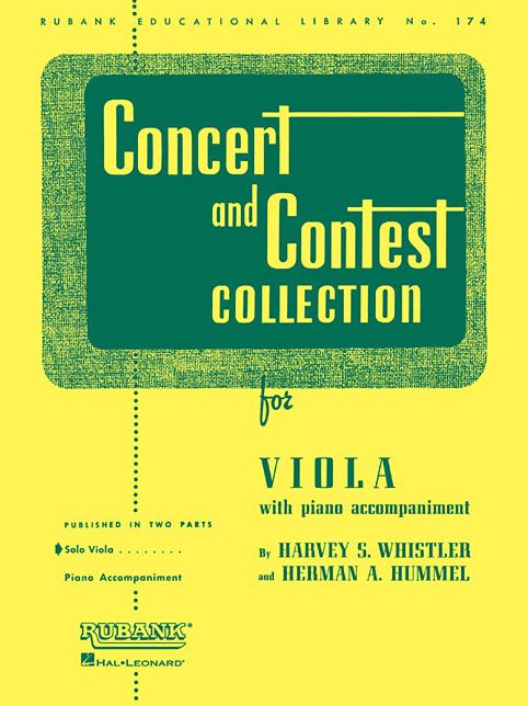 Concert and Contest Collection for Viola: Solo Book