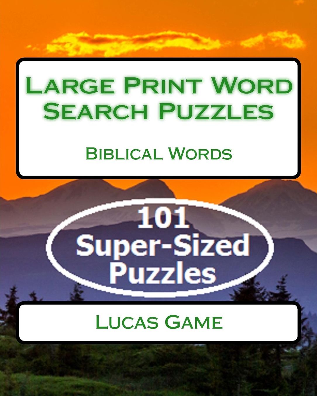 Large Print Word Search Puzzles: Biblical Words