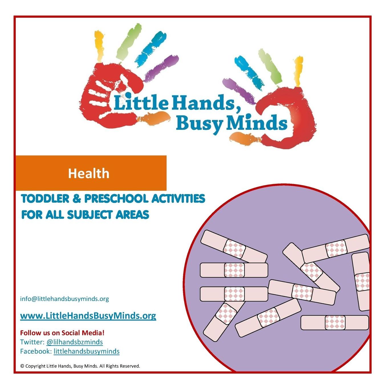 Health: All-In-One Curriculum: Daily Activities for Toddlers and Preschoolers
