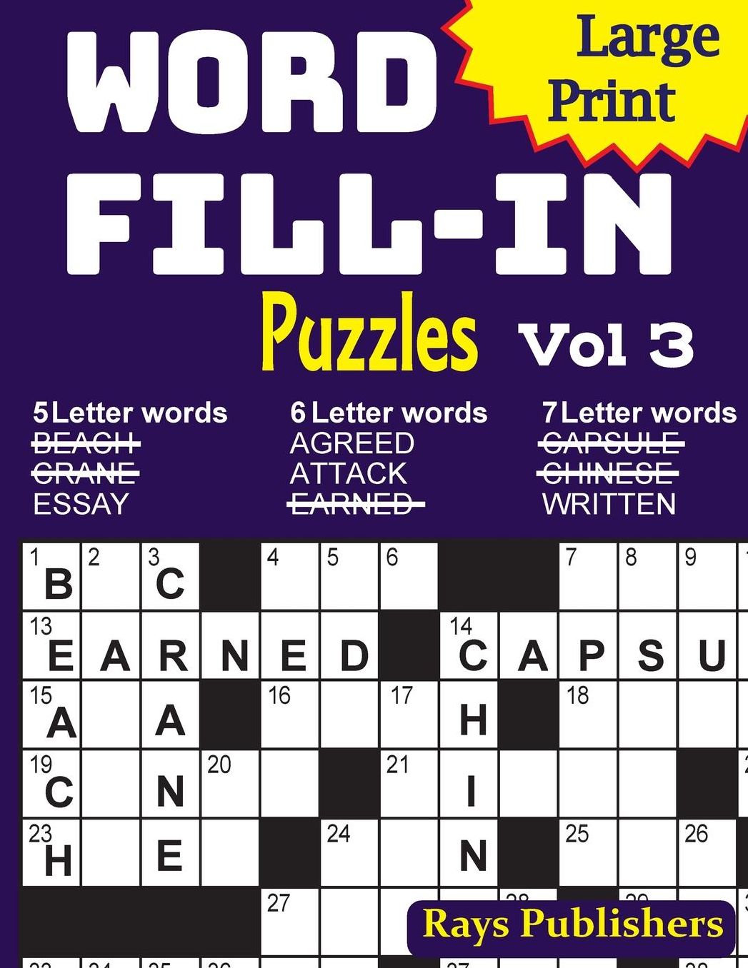 Large Print Word Fill-in Puzzles 3