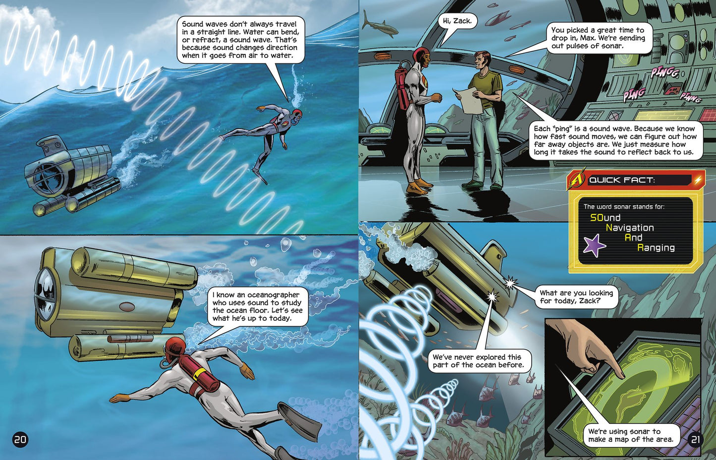 Adventures in Sound with Max Axiom Super Scientist: 4D an Augmented Reading Science Experience