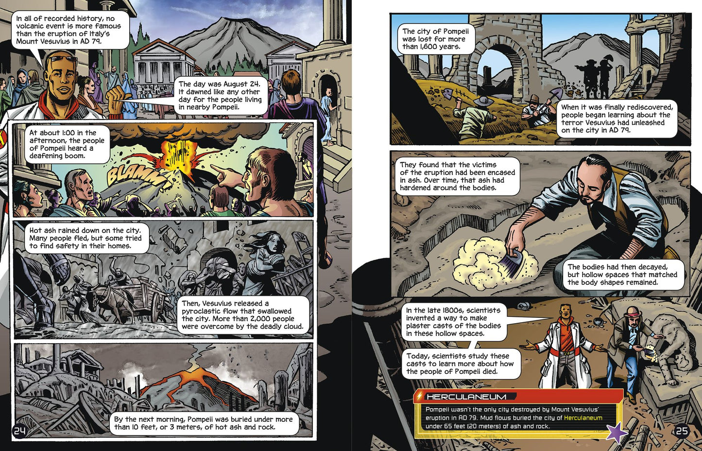 The Explosive World of Volcanoes with Max Axiom Super Scientist: 4D an Augmented Reading Science Experience