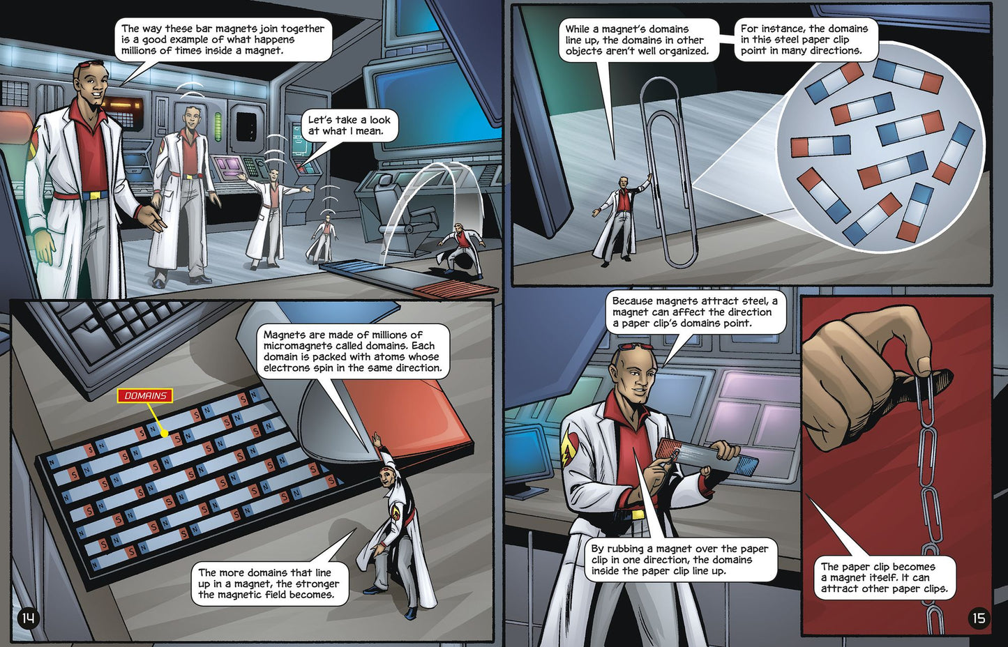 The Attractive Story of Magnetism with Max Axiom Super Scientist: An Augmented Reading Science Experience