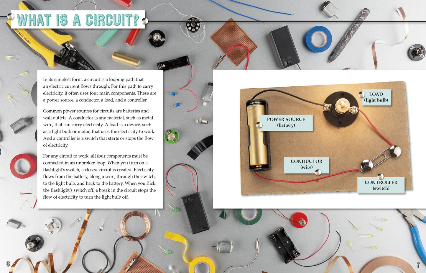 Make Circuits That Glow or Go : A 4D Book