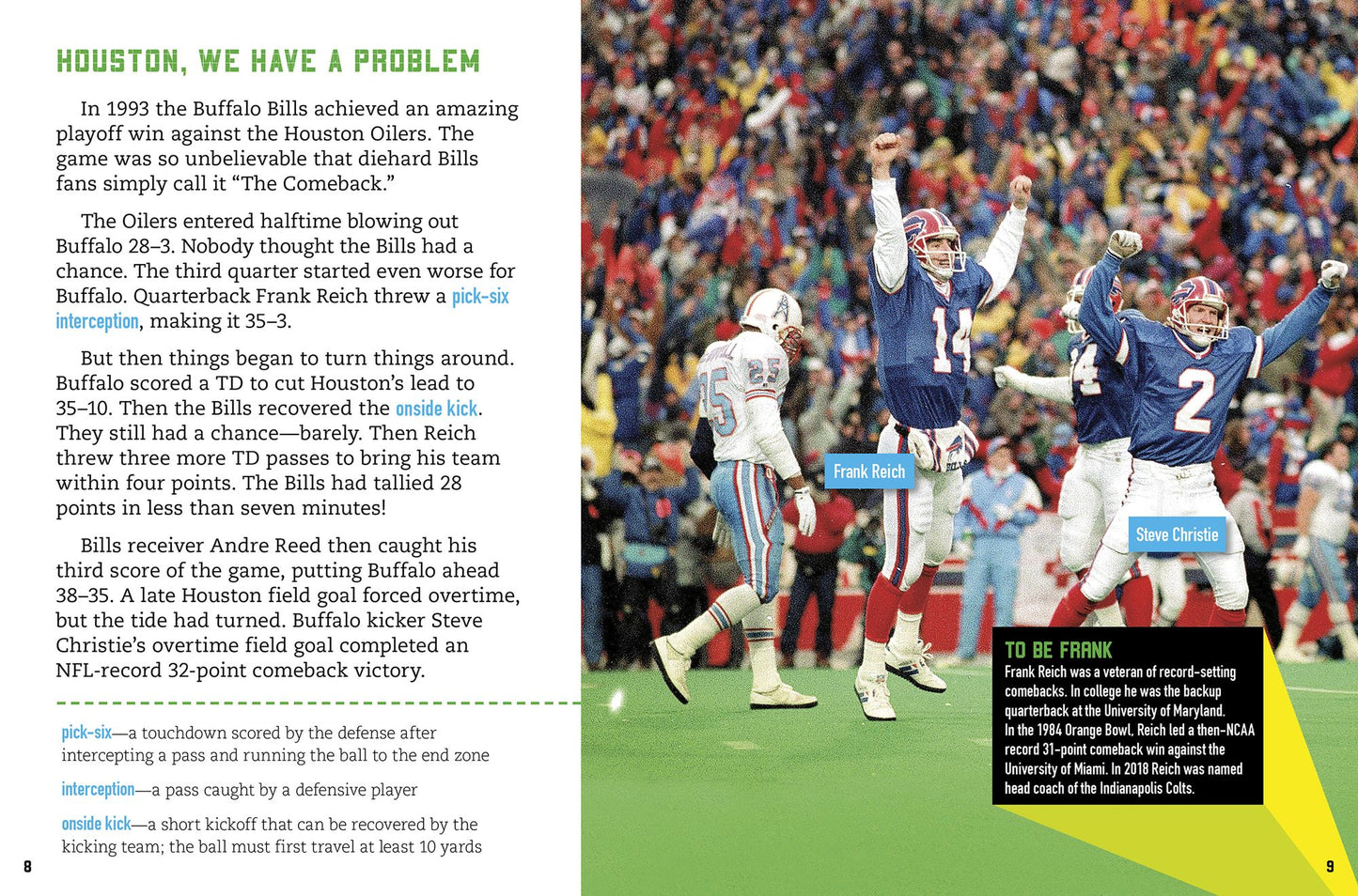 Pro Football's All-Time Greatest Comebacks