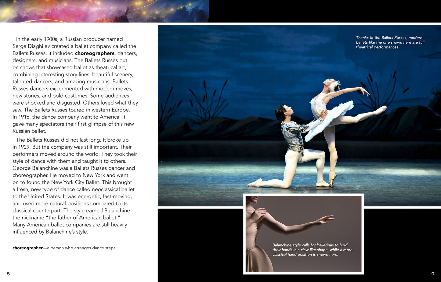 Today's Ballet: 4D an Augmented Reading Experience