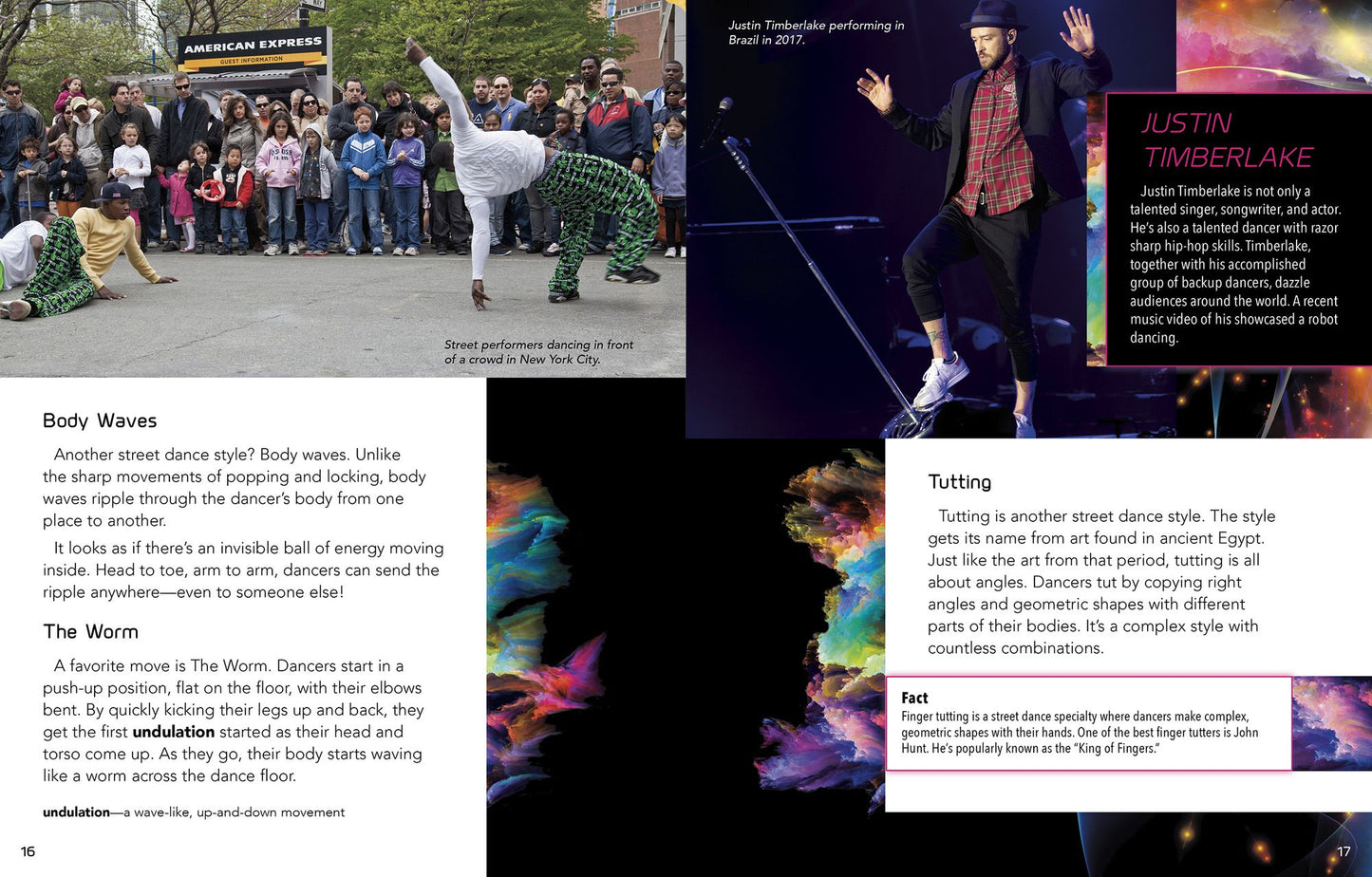 Today's Street Dance: 4D an Augmented Reading Experience