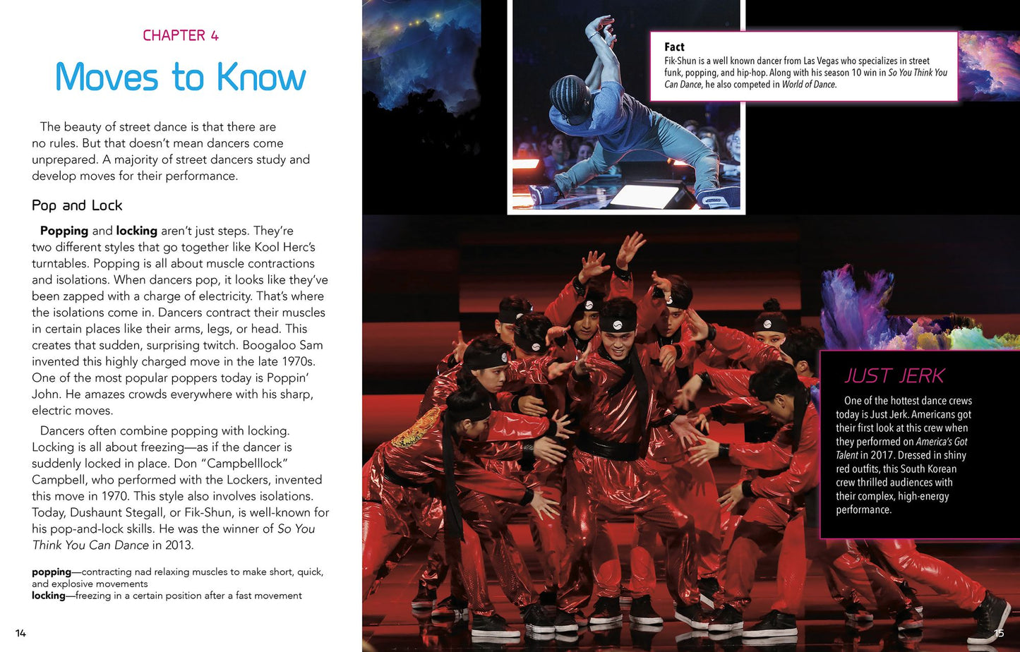 Today's Street Dance: 4D an Augmented Reading Experience