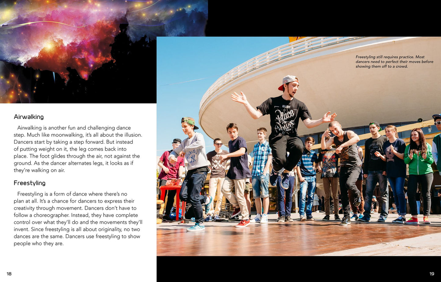 Today's Street Dance: 4D an Augmented Reading Experience