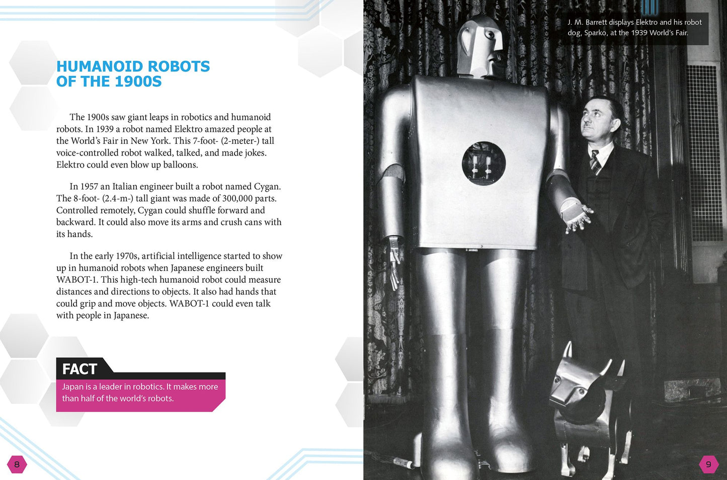 Artificial Intelligence and Humanoid Robots: 4D an Augmented Reading Experience