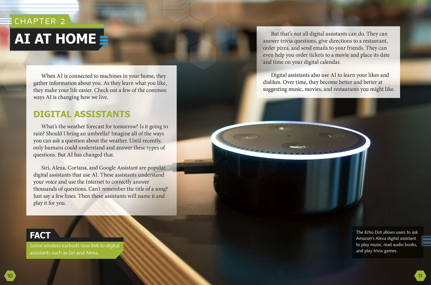 Artificial Intelligence at Home and on the Go: 4D an Augmented Reading Experience