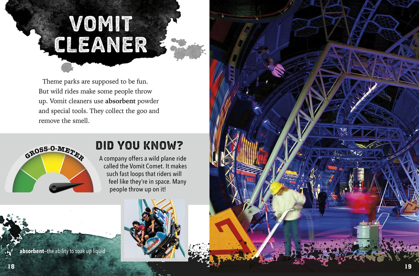 Gross Jobs Working with Garbage: 4D an Augmented Reading Experience