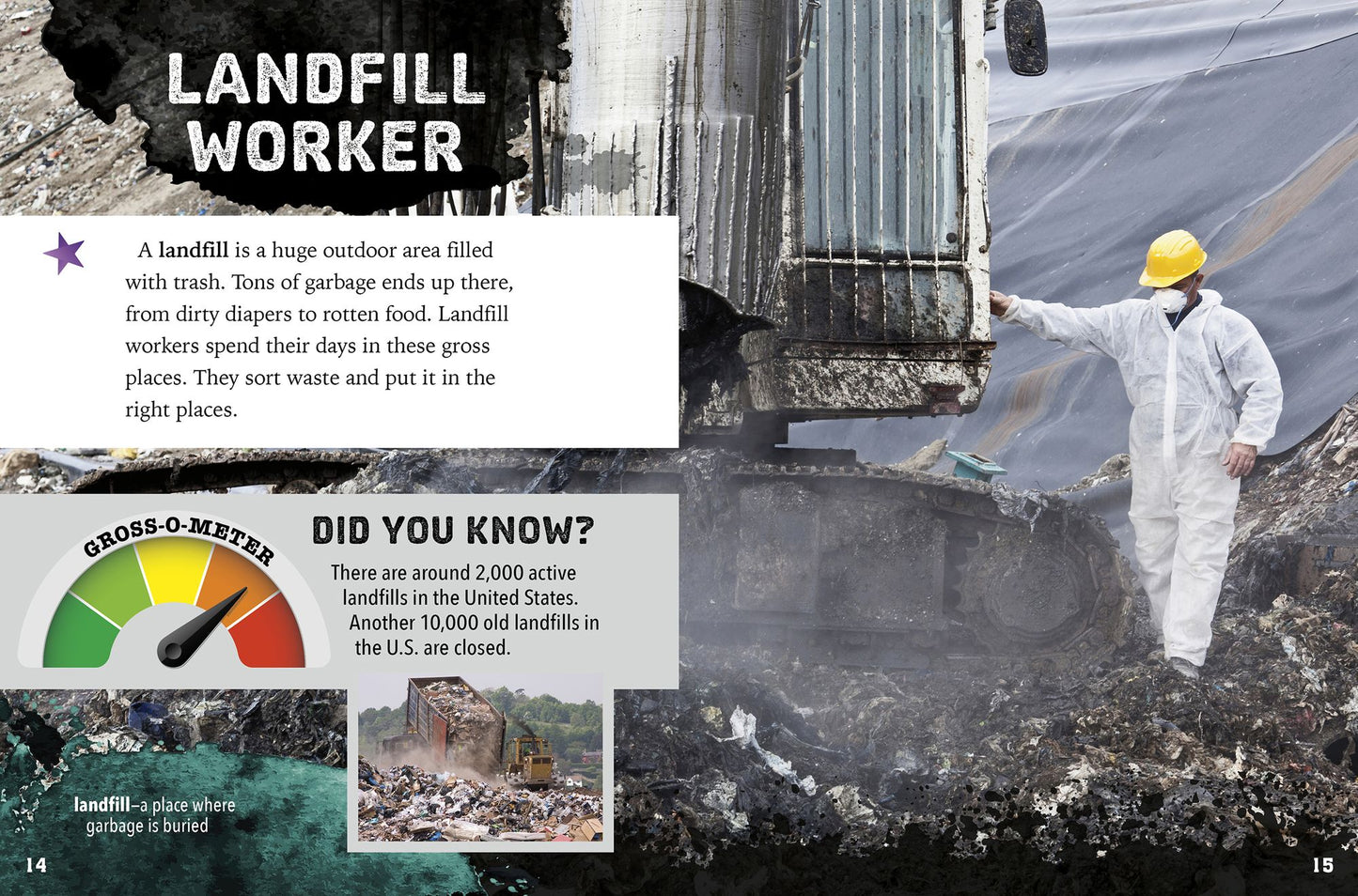 Gross Jobs Working with Garbage: 4D an Augmented Reading Experience
