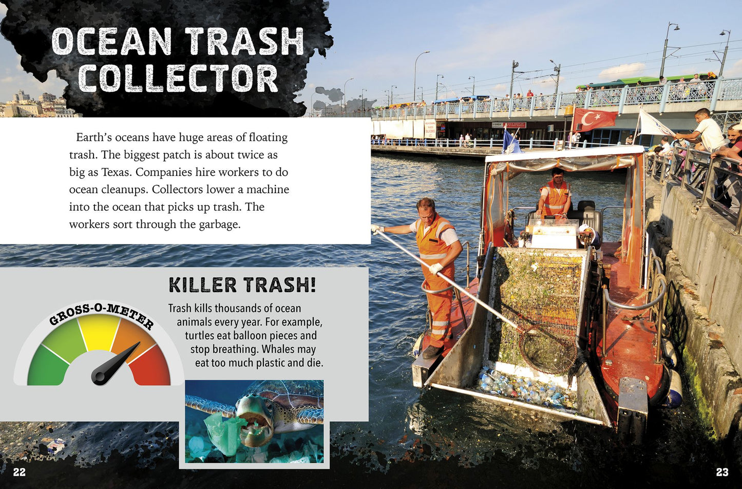 Gross Jobs Working with Garbage: 4D an Augmented Reading Experience