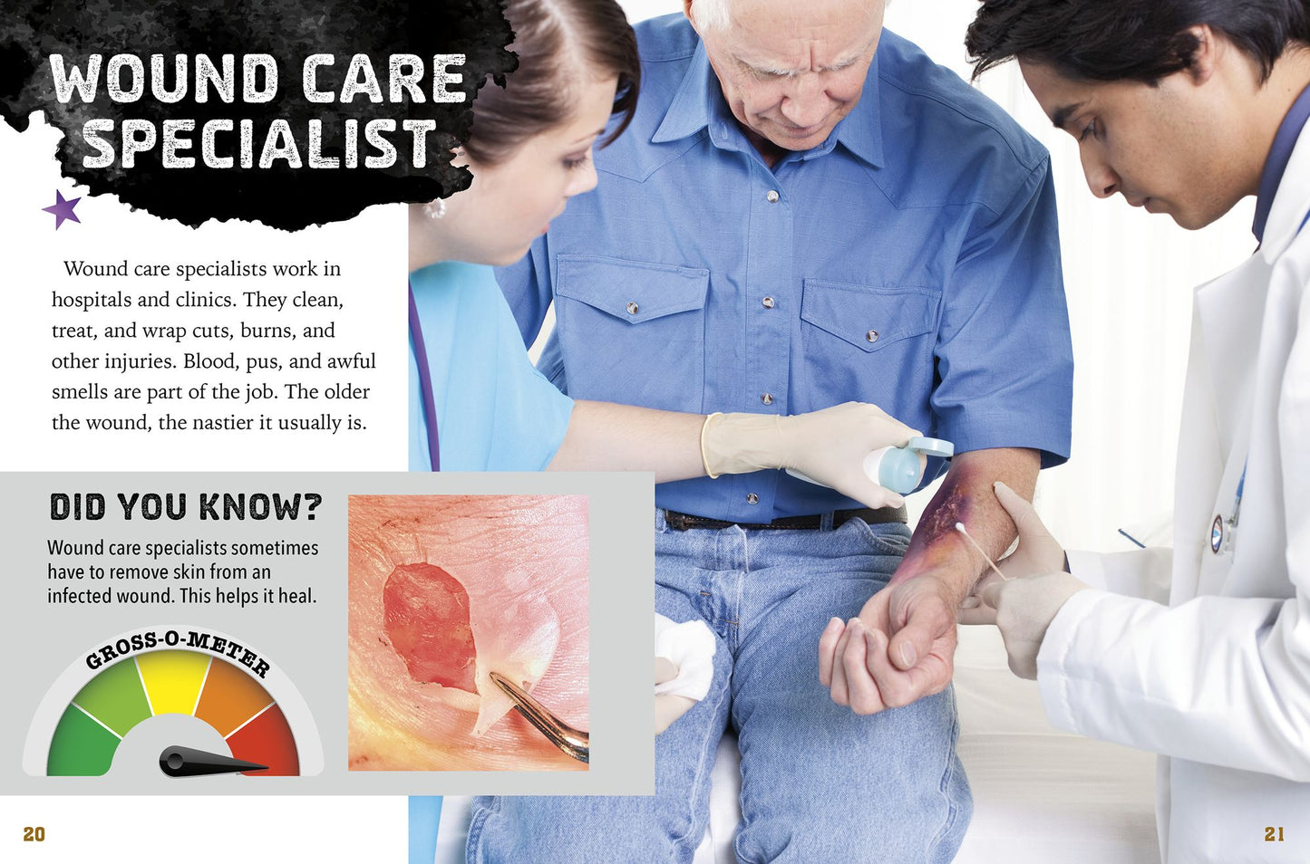 Gross Jobs in Medicine: 4D an Augmented Reading Experience