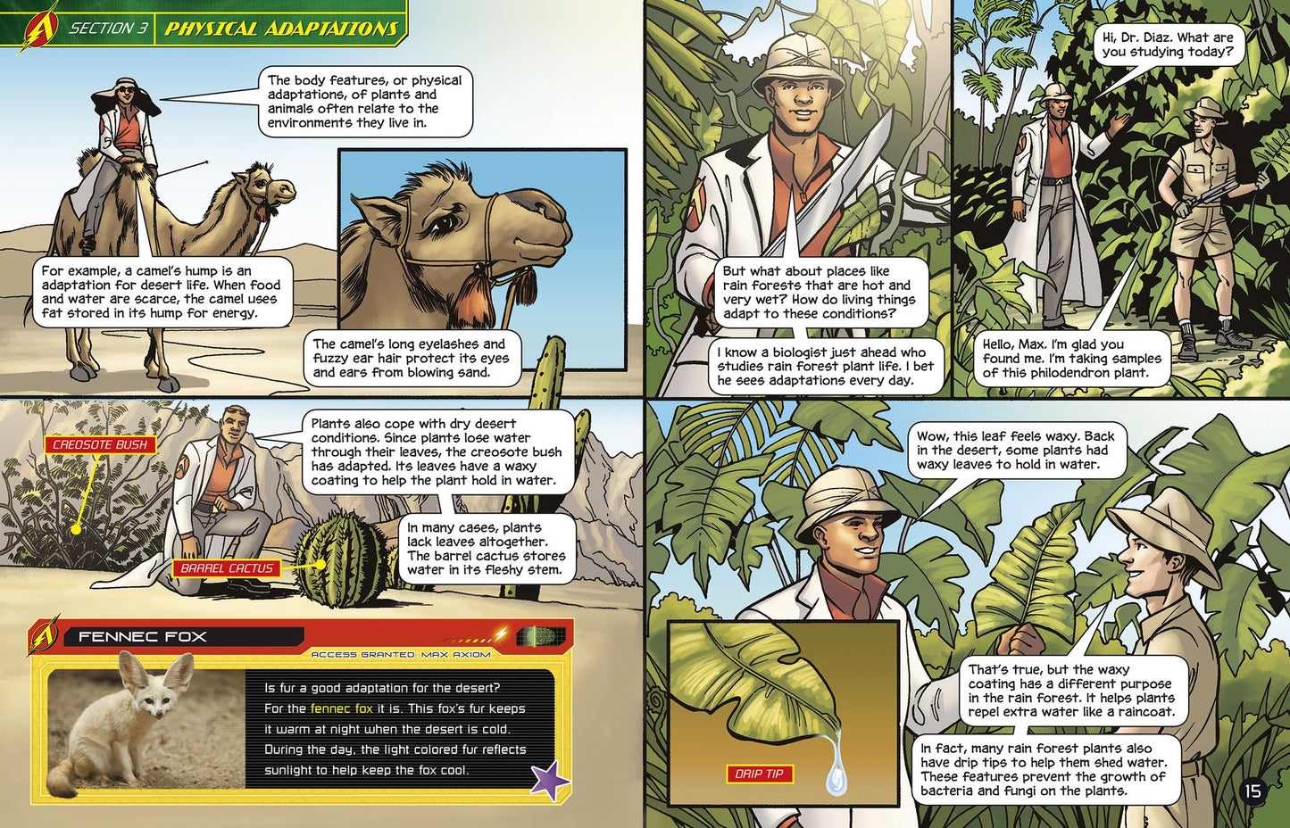 A Journey Into Adaptation with Max Axiom, Super Scientist: 4D an Augmented Reading Science Experience