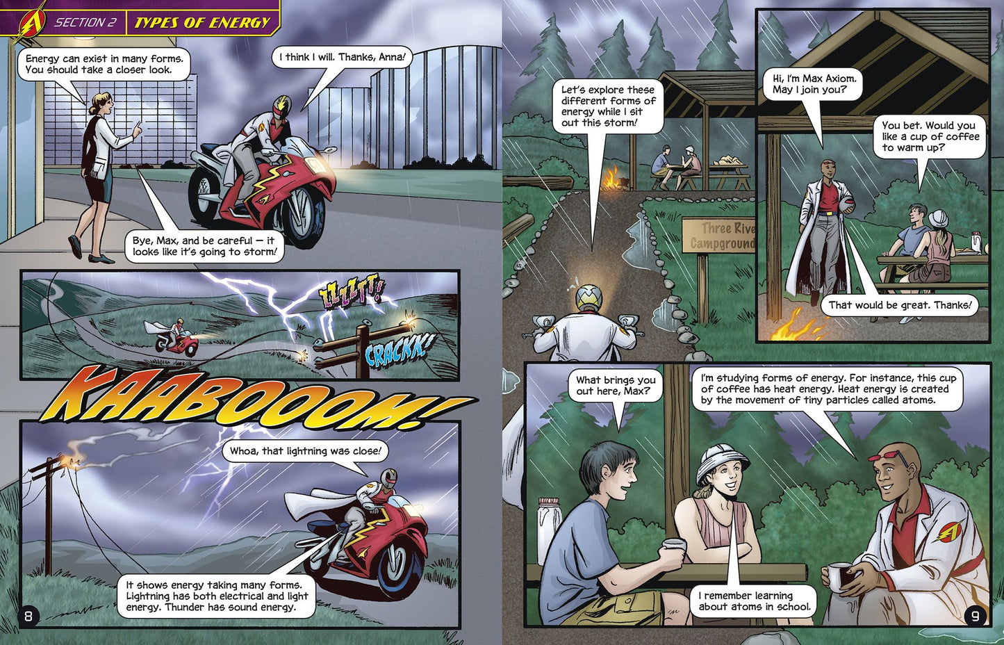 The Powerful World of Energy with Max Axiom, Super Scientist: 4D an Augmented Reading Science Experience