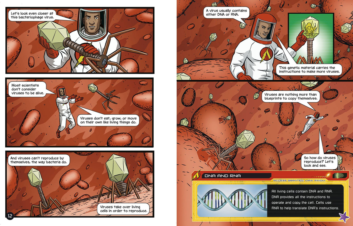 Understanding Viruses with Max Axiom, Super Scientist: 4D an Augmented Reading Science Experience