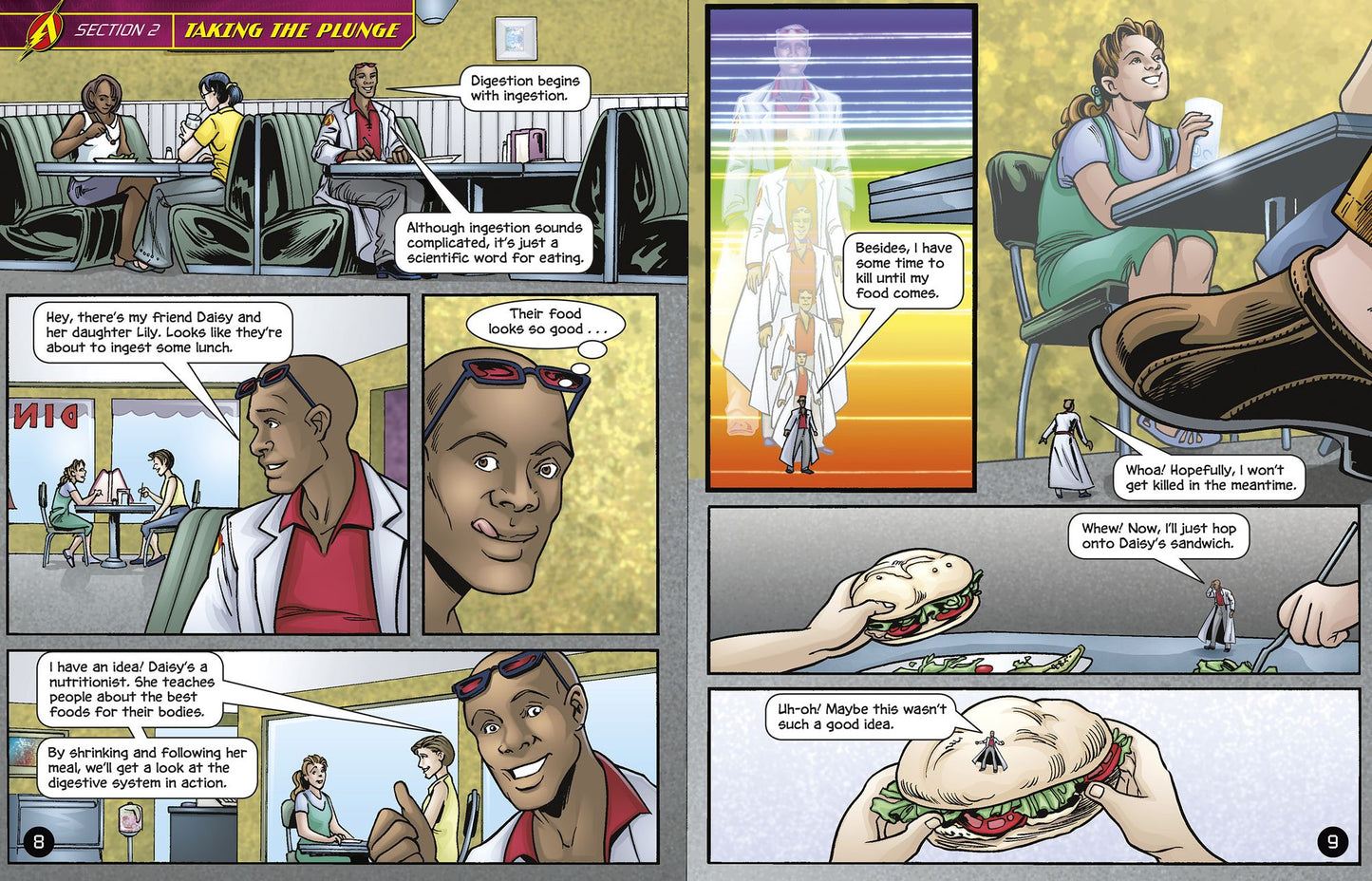 A Journey Through the Digestive System with Max Axiom, Super Scientist: 4D an Augmented Reading Science Experience