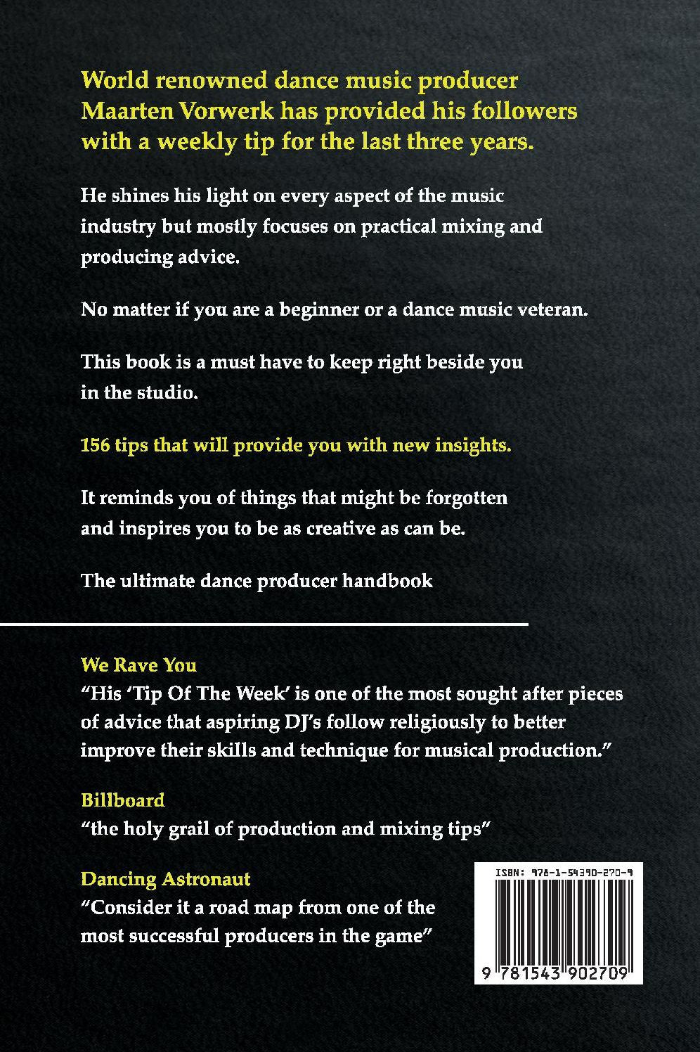 Vorwerk Tip of the Week: The Ultimate Handbook to Become a Succesful Dance Music Producer
