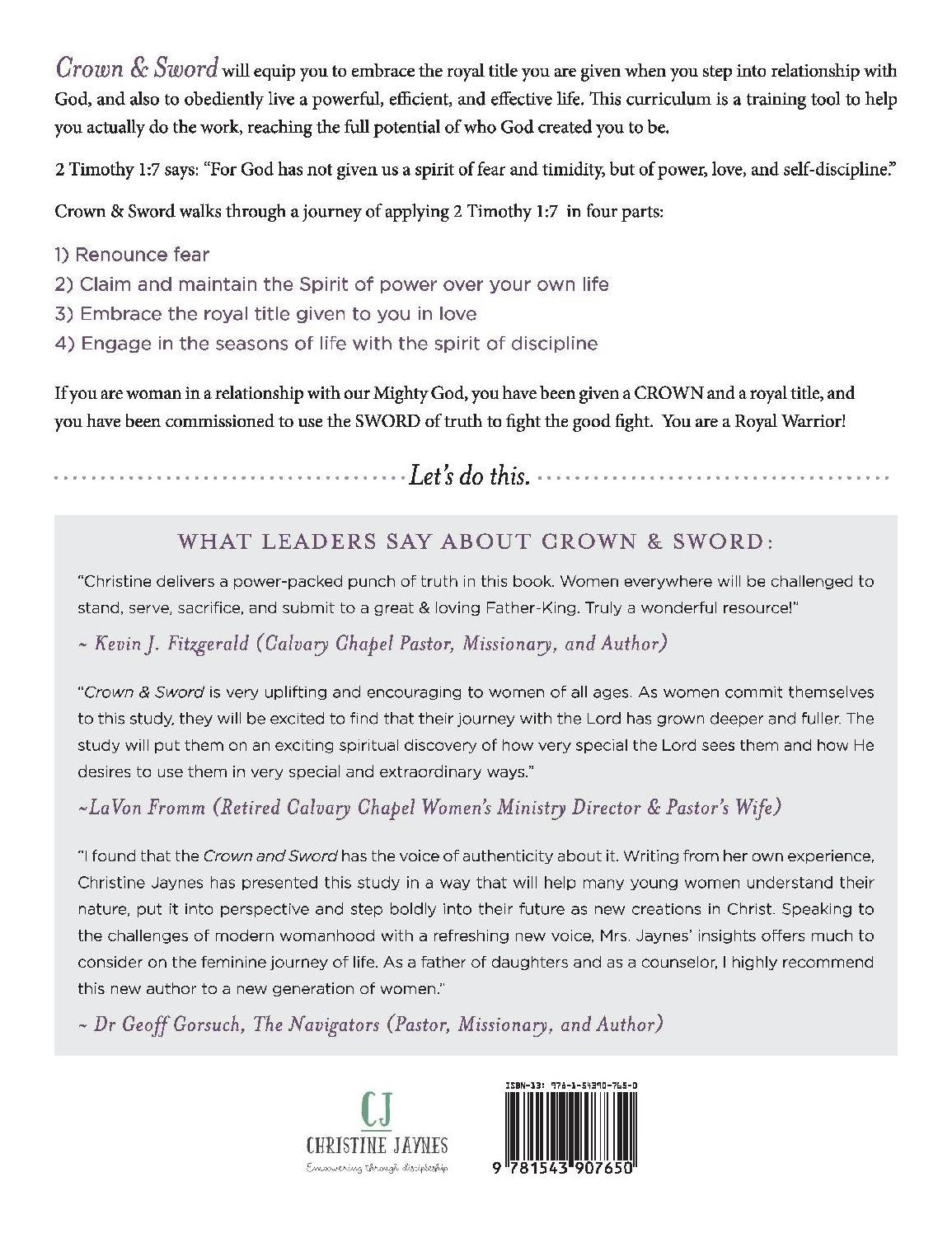 Crown & Sword: Spiritual Training for Becoming a Royal Warrior