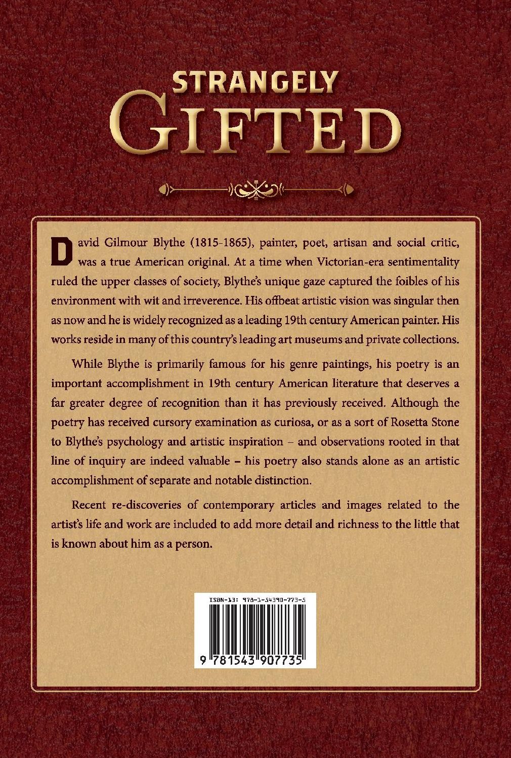 Strangely Gifted: Collected Poetry and Recollections of David Gilmour Blythe