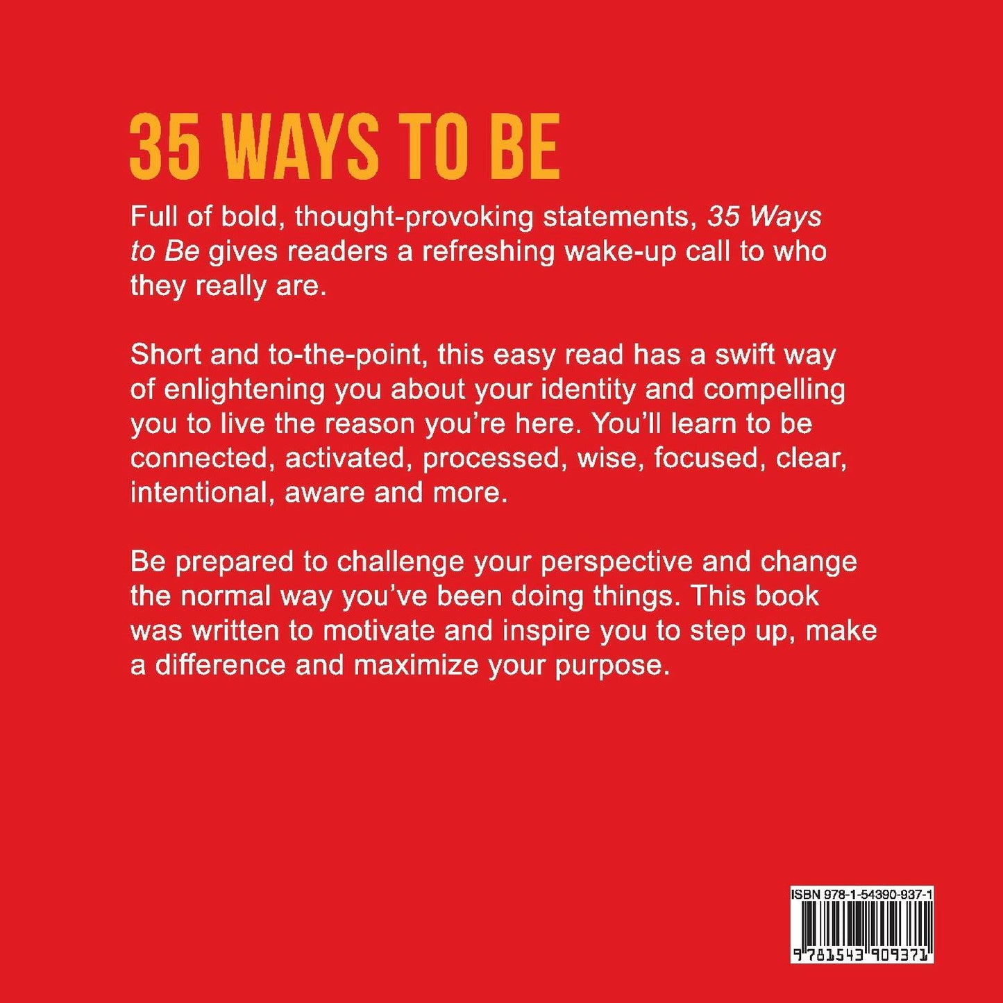 35 Ways to Be