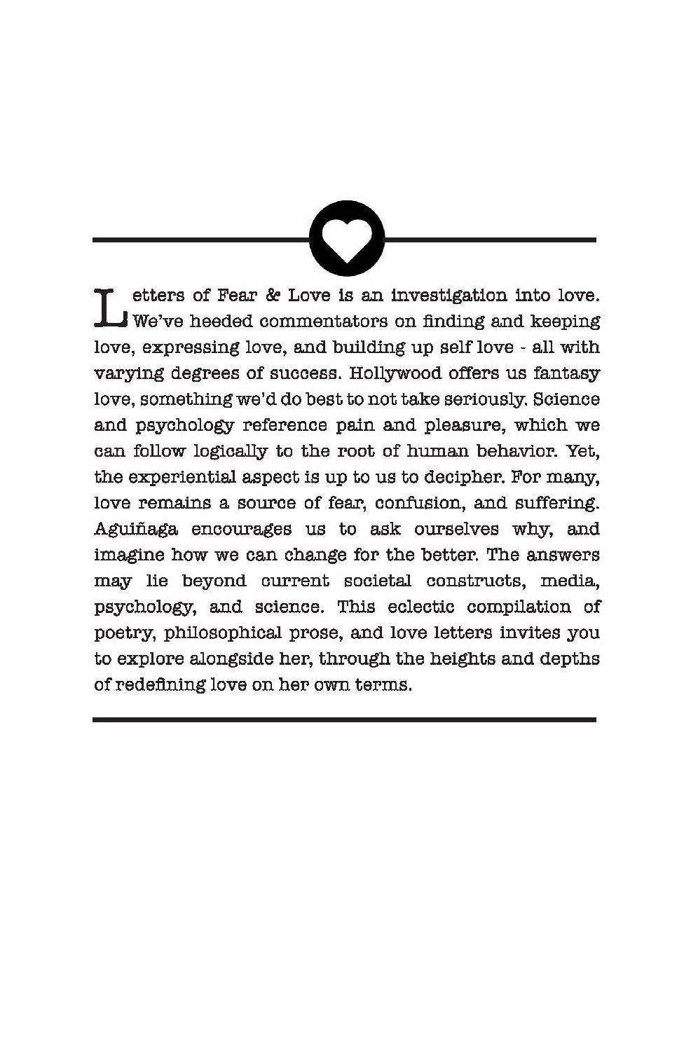 Letters of Fear and Love