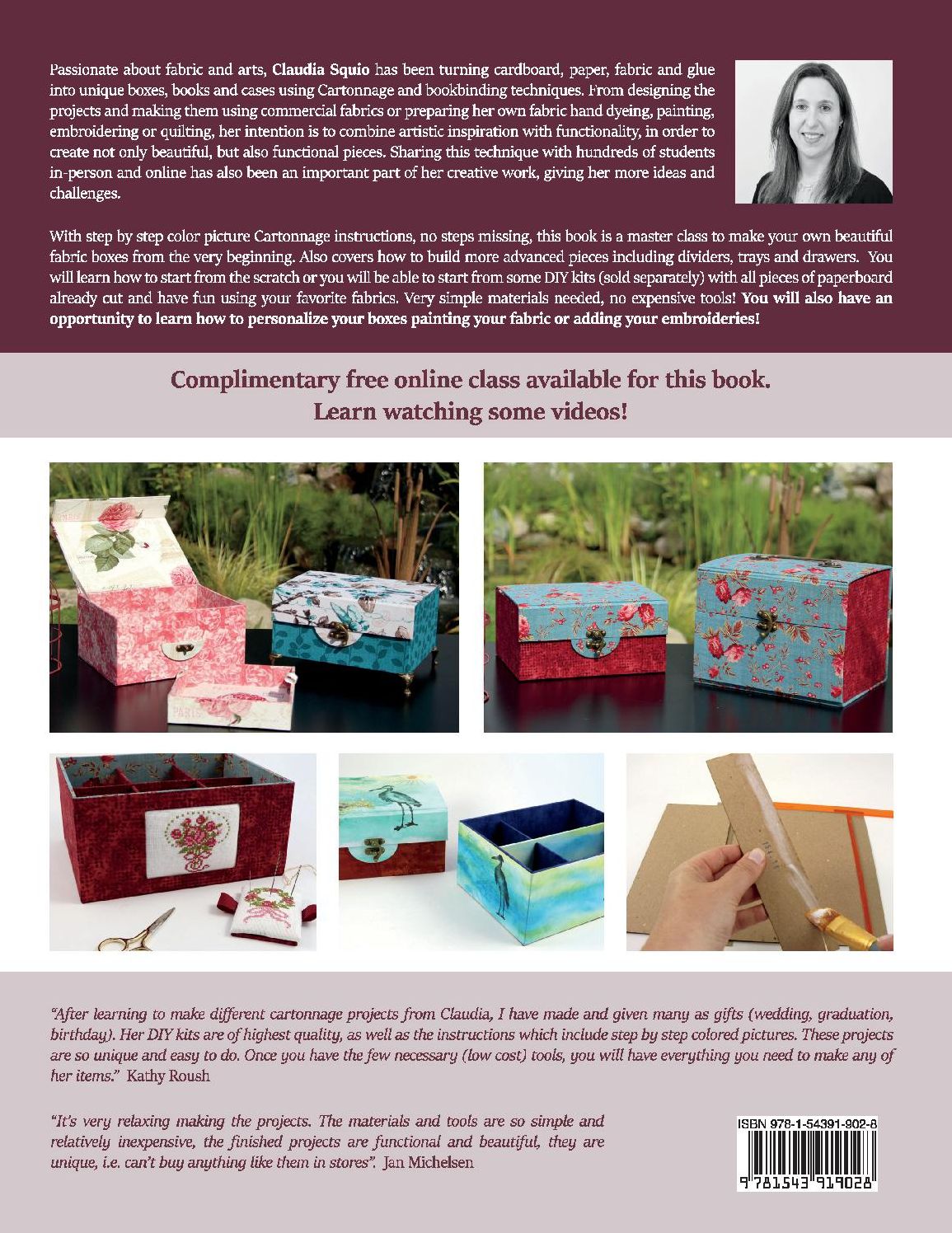 Cartonnage Basics & Beyond: The Complete Guide for Fabric Box Making