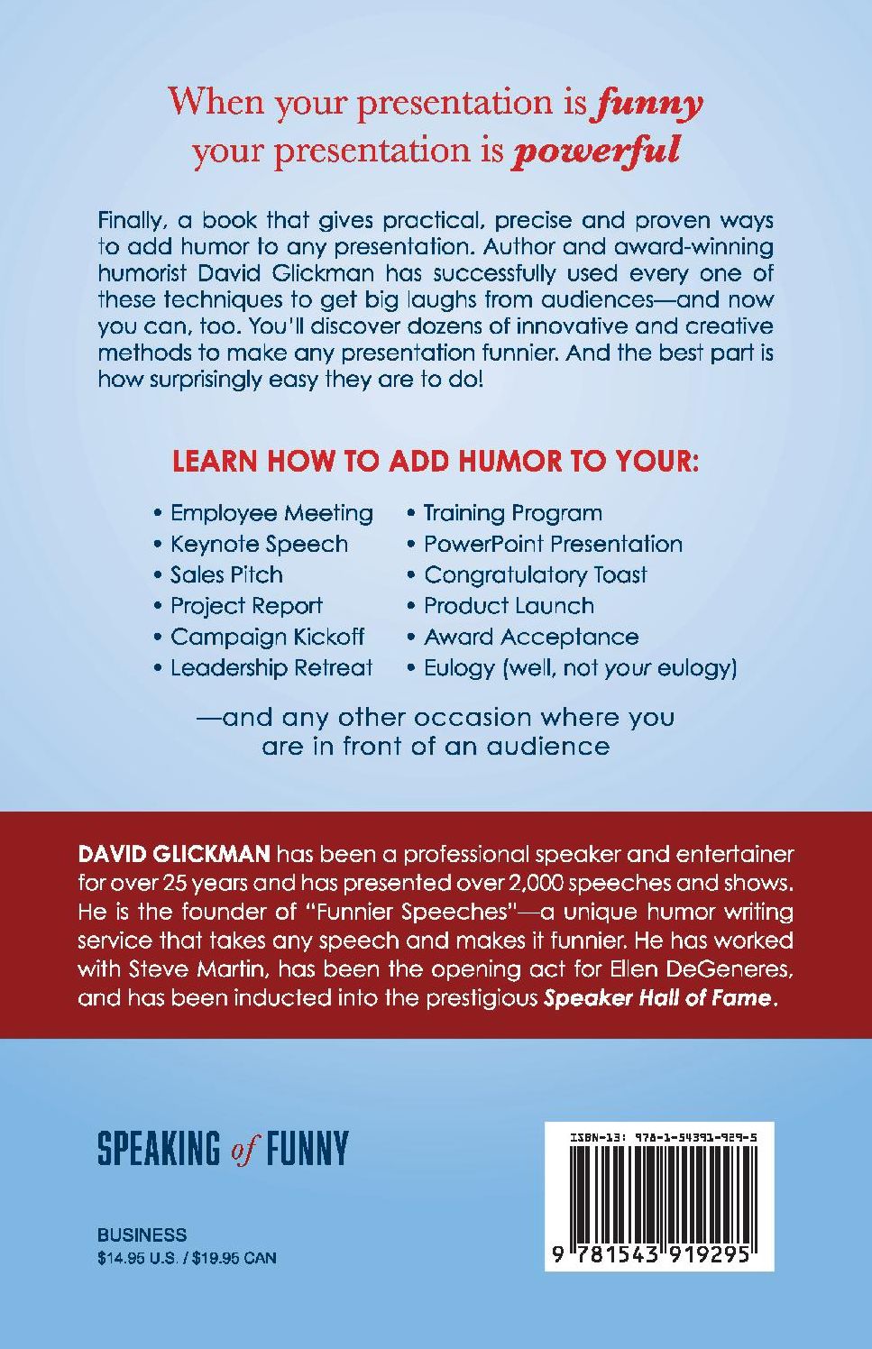 Speaking of Funny: 77 Ways to Add Humor to Any Presentation