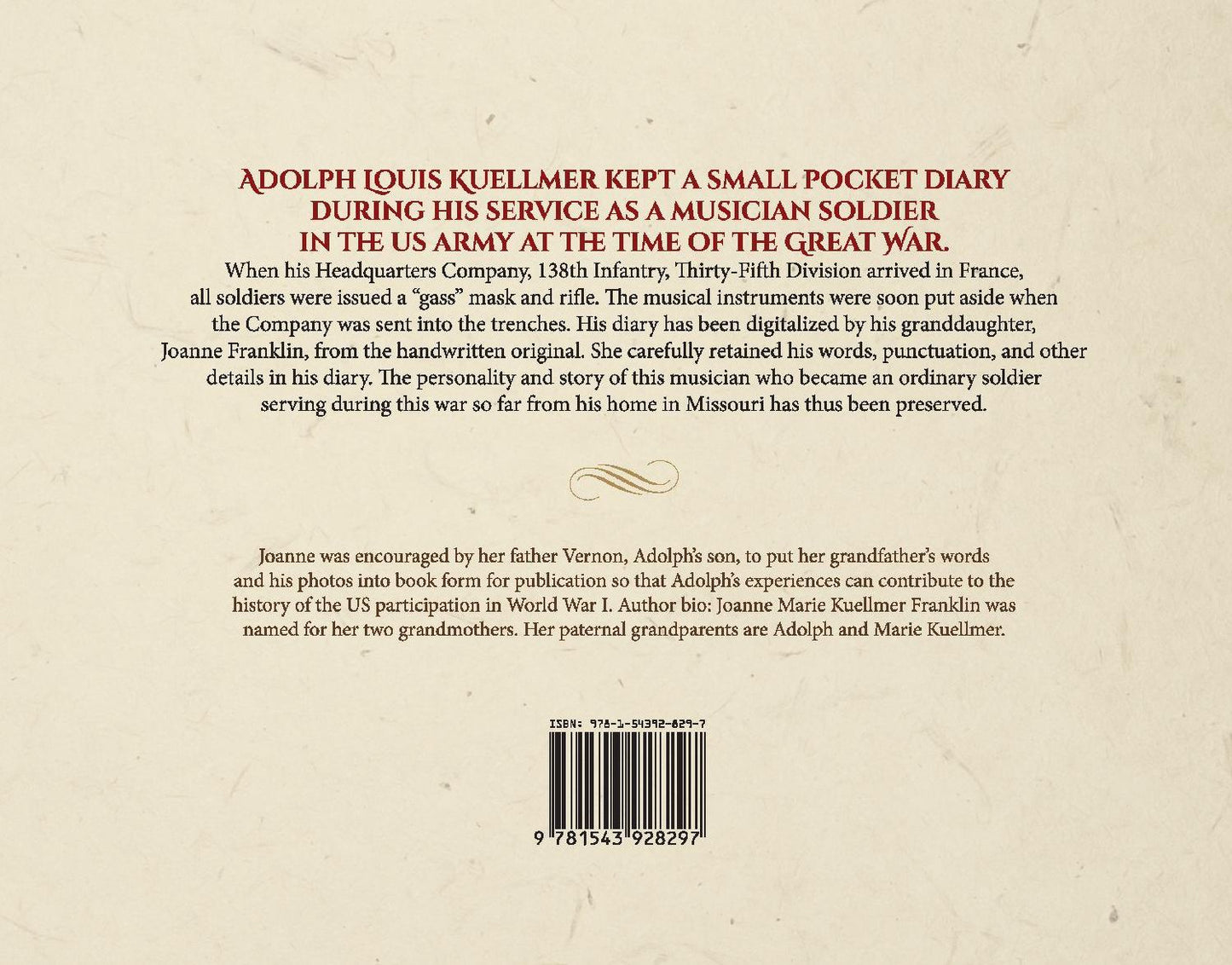 A Musician in the Great War: Diary of a Ww1 Soldier