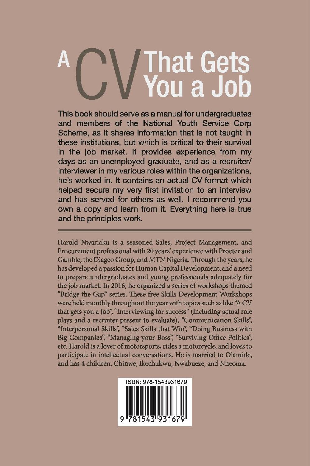 A CV That Gets You a Job: Get Invited to That Interview