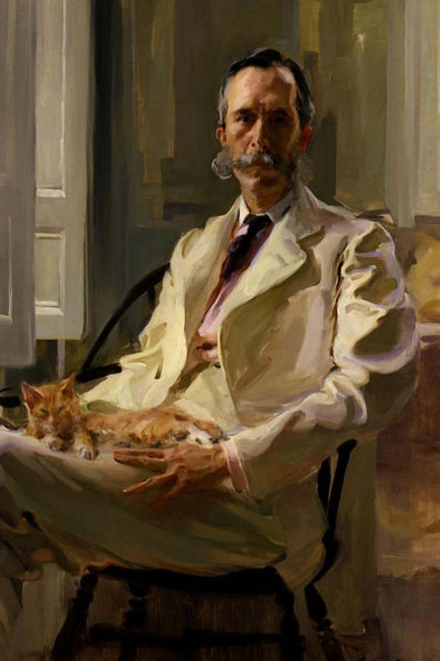 Man with a Cat (Henry Sturgis Drinker): Journal