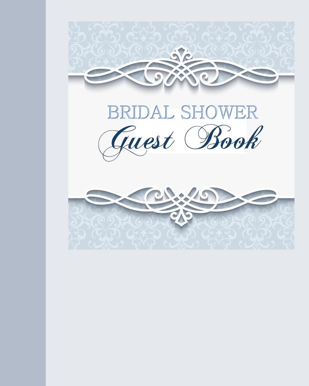 Bridal Shower Guest Book: Blue Edition Detail Embellished Bridal Shower Guest Book in All Departments Bride to Be Shower Party Supplies in all Dep Bridal Shower Guest Book Beach Theme in all Depart Bridal Shower Guest Book Purple in all D